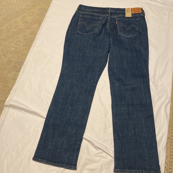 NWT LEVI STRAUSS & CO 505 STRAIGHT MID RISE EASY THROUGH HIP AND THIGH JEAN - Picture 2 of 11